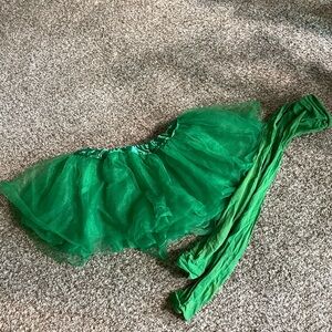 Green tutu and tights
